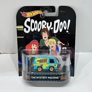Hot Wheels 2016 Premium Retro Movie Reel Card Scooby Doo MYSTERY MACHINE Van - Picture 1 of 3