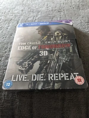 Edge of Tomorrow (Live Die Repeat) 3D/2D Blu Ray Steelbook - New and Sealed - Image 1 of 2