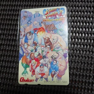 SUPER STREET FIGHTER II Telefonkarte Capcom Gamest Near Mint - Bild 1 von 2