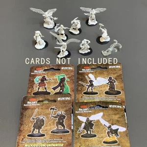 8PC Aasimar Wizard Paladin Tiefling Sorcerer Fighter Dungeons & Dragon Miniature - Picture 1 of 8