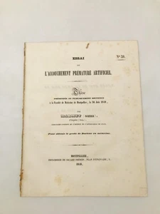 Versuch über künstliche Frühgeburt - Marmor - 1848 - Bild 1 von 6