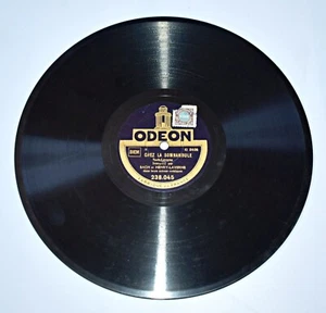 VINTAGE FRENCH ODEON 78rpm RECORD BACH et HENRY-LAVERNE CHEZ LA SOMNAMBULE c1930 - Picture 1 of 2