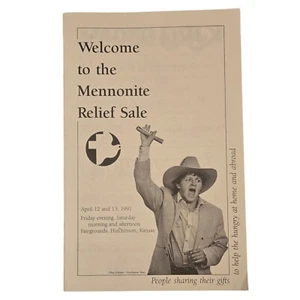 Vintage Mennonite Relief Sale Souvenir Booklet 1991 Quilting Hutchinson Kansas - Bild 1 von 14