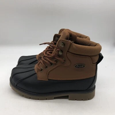 Botas con cordones Lugz para niños, zapatos marrones, talla 5 Foto 1 de 4