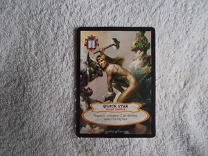 Hyborian Gates CCG "QUICK STAR" Boris Vallejo Trading Card 1995 L/E - Bild 1 von 2
