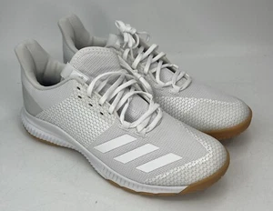 adidas womens crazy flight bounce 3 size 10 white BD7906 NWOB - Picture 1 of 9