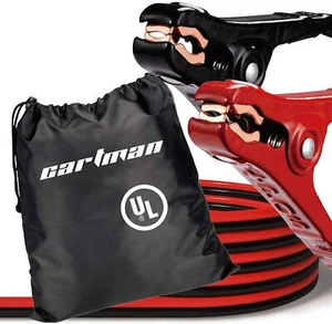 Cables de puente listados CARTMAN UL calibre 10 12 pies cables de refuerzo con bolsa de transporte - Imagen 1 de 8