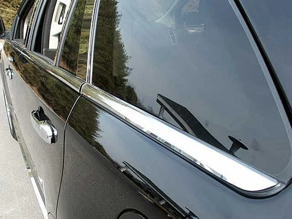 2007-2014 FORD EDGE 8 Piece Stainless Steel Window Sill Trim Set. 4-door, SUV - Image 1 of 1