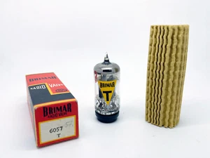 1 NOS BRIMAR 6057 E83CC CV4004 Amarillo-T Prueba V. BUEN EQUILIBRIO Tubo de Vacío Triodo - Imagen 1 de 7