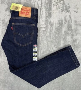 Levi's 513 Slim Straight Blue Jeans Stretch Men's 28x30 RT$69.50 NWT Indigo - Imagen 1 de 9