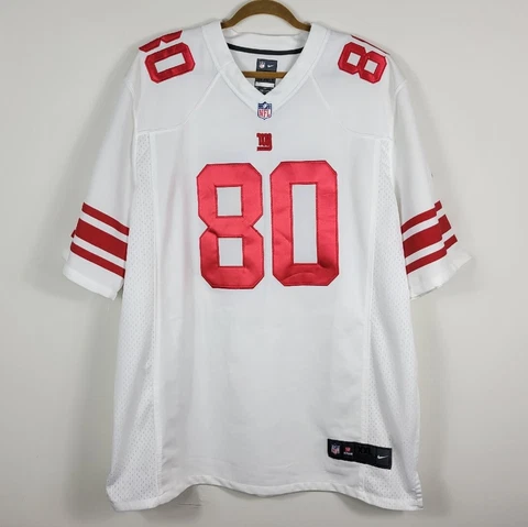 Victor Cruz #80 New York Giants NFL Nike White Football Jersey Mens Size 2XL Cover