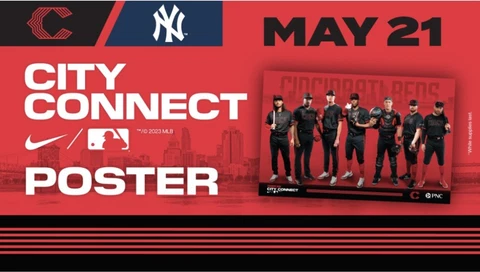 2023 Cincinnati Reds City Connect 5/21 SGA Poster, New Cover