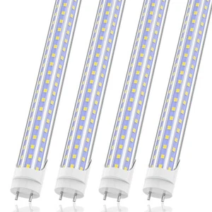 SHOPLED 4FT LED Tube Lights 36W (Equivalent 95W) 4680LM 6000K Type A+B D-Shap... - Picture 1 of 8