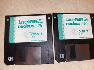 Laserwave Nucleus 16 Driver Software - 2 Disks Free Shipping - Picture 1 of 2