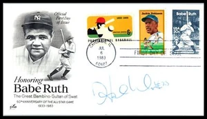 1983 Babe Ruth Baseball Sc 2046 FDC ArtCraft cachet SIGNED Hal Morris (W40 - Picture 1 of 1