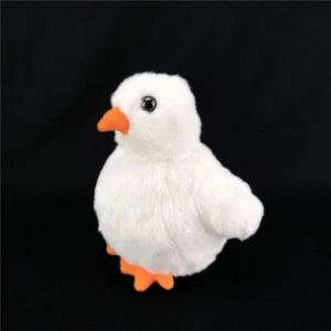 small cute plush chicken toy white chick doll gift about14cm - Picture 1 of 3