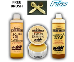 Premium Leather Balsam Mink Oil Wax Conditioner Cleaner Protection - All Natural - Picture 1 of 13