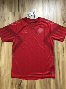 Original Dänemark Dansk Hummel Trikot Shirt Größe L Neu - Bild 1 von 3
