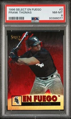Select En Fuego Frank Thomas 1996 #2 Salón de la fama PSA 8 4680 Foto 1 de 2