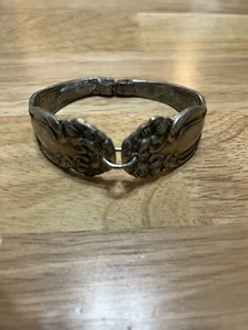 Silver Plated Spoon Bracelet Magnetic Catch - Picture 1 of 7