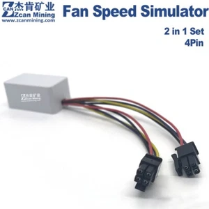 Avalon Miner Fan Simulator 2 in 1 Set For Ebit E12 E10 Wind Miner K9 - Picture 1 of 8