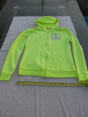 Sudadera con capucha para mujer Hard Candy amarillo brillante talla S Foto 1 de 4