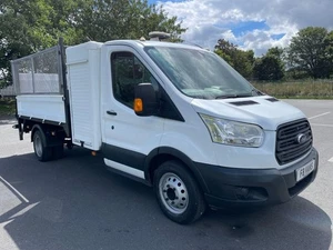 FORD TRANSIT 2.2 TDCi T350 CAGE TIPPER WITH TAIL LIFT CHAIN ENGINE 2015 - Picture 1 of 22