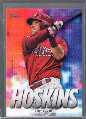 2020 Topps Rhys Hoskins Highlights #RH-10 Philadelphia Phillies - Image 1 of 2