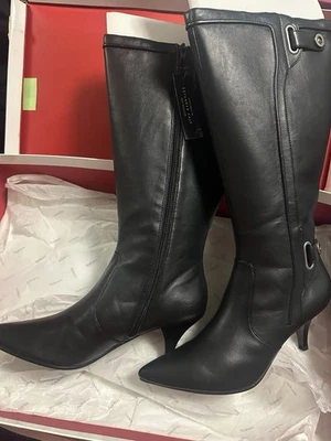 Women’s Black Knee High Boots – SMARTYBKW – Size 9M WC - Style&Co. - Image 1 of 4