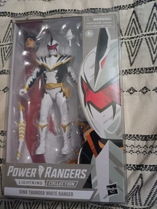 Power Rangers Lightning Collection Dino Thunder Ranger Blanco Con Casco Correcto - Imagen 1 de 8