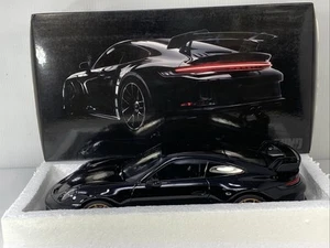 1/18 Minichamps Porsche 911 (992) GT3 Black w Aurum Wheels 143069014 L/E 75 Pc - Picture 1 of 17