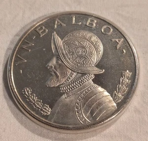 PANAMA .900 SILVER ONE BALBOA 1973 Very Nice Coin !!! - Picture 1 of 11