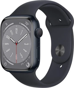 Apple Watch Series 8 - Aluminium - 45MM - Midnight Black - GPS - A2771 - Zdjęcie 1 z 10