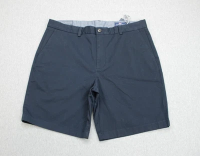 Pantalones Cortos Vineyard Vines Para Hombres 36 Azul Breaker Mezcla de Algodón Elastizados 9" Entrepierna Nuevos con Etiquetas Foto 1 de 4