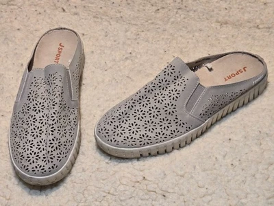 JSport by Jambu  Slip On Mules Loafers Women's Size 6 M Shoes Taupe - Image 1 of 4