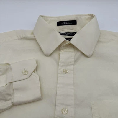 Daniel Cremieux Collection Henry Dress Shirt Mens 16 35 Classic Fit Ivory - Image 1 of 4