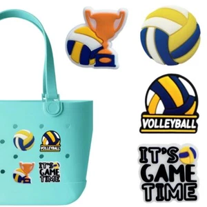 Volleyball Charms for Bogg Bag Volleyball -Themed Compatible with Simply Sout... - Picture 1 of 6