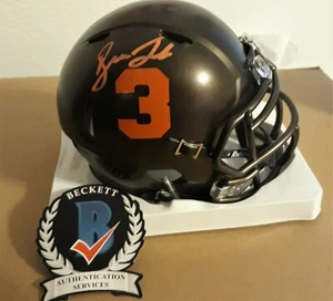 DREW LOCK SIGNED RIDDELL UNIV. OF MISSOURI MINI HELMET BECKETT HOLOGRAM #WJ40617 - Picture 1 of 3