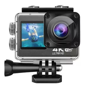 4K Ultra HD Action Camera, Ultra HD WiFi, Waterproof 40M, Outdoor Digital Camera - Picture 1 of 6