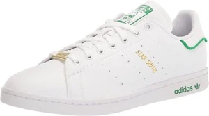 adidas Originals Mens Stan Smith Sneaker Size 7 Ftw White/Green/Active Purple - Picture 1 of 9
