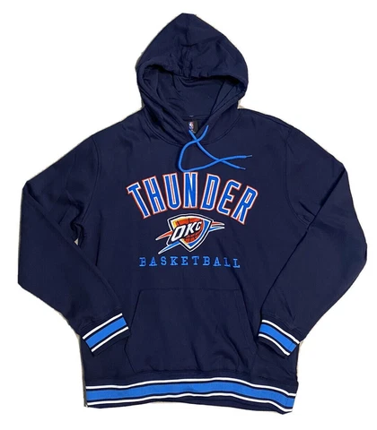 OKC Thunder mens Showtime On Court Hoodie Jacket Men's Embroidered size Medium Cover