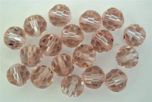 3 6 mm Swarovski 5000 Crystal Rounds -- Cantaloupe - Picture 1 of 1