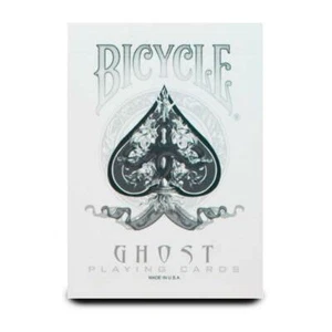 Bicycle White Ghost V2 Playing Cards - FAST WORLDWIDE SHIPPING - Bild 1 von 1