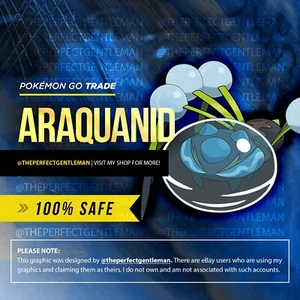 Araquanid Pokemon #752 GO Gen 7 Alola 800+ CP - Bild 1 von 4