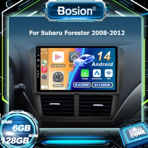 Android 14 CarPlay For Subaru Forester 2008-2012 Car GPS Stereo Radio Navi 128GB - Picture 1 of 17