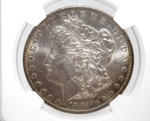 1881-O Morgan Silver Dollar NGC Graded MS 61 Uncirculated Toned #3892967-001 - Picture 1 of 4
