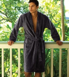 Bath Robe (Unisex) - Graphite - Large/Extra Large - Picture 1 of 2