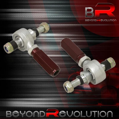For 1995-1998 240SX S14 Silvia Suspension Adjustable Outer Tie Rod End Arm Red - Изображение 1 из 3