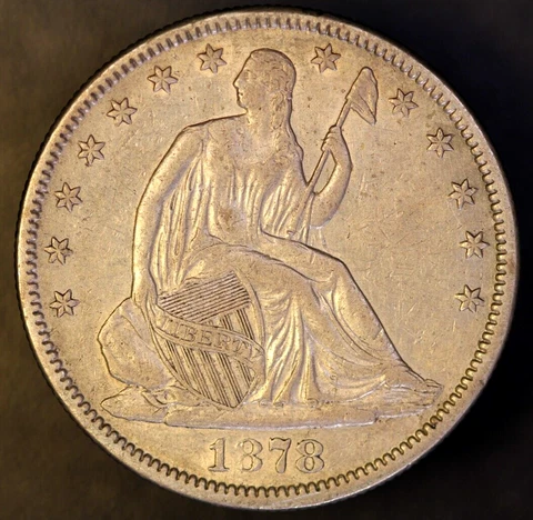 1878 Seated Liberty Half Dollar -LOT 4781 Cover