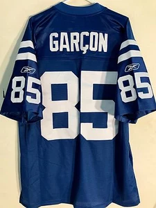 Reebok Premier NFL Jersey Indianapolis Colts Pierre Garcon Blue sz L - Picture 1 of 2